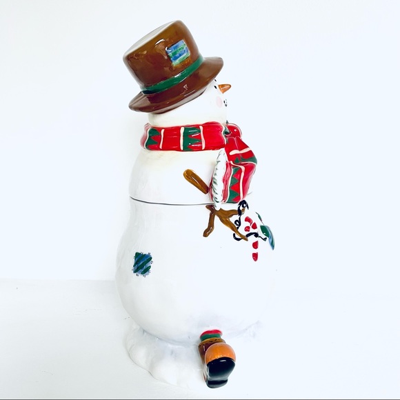 Certified International Frosty the Snowman Cookie Jar - Picture 3 of 7